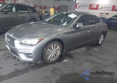 2021 Infiniti Q50 Pure z USA, uszkodzony, nr VIN JN1EV7AP7MM704120